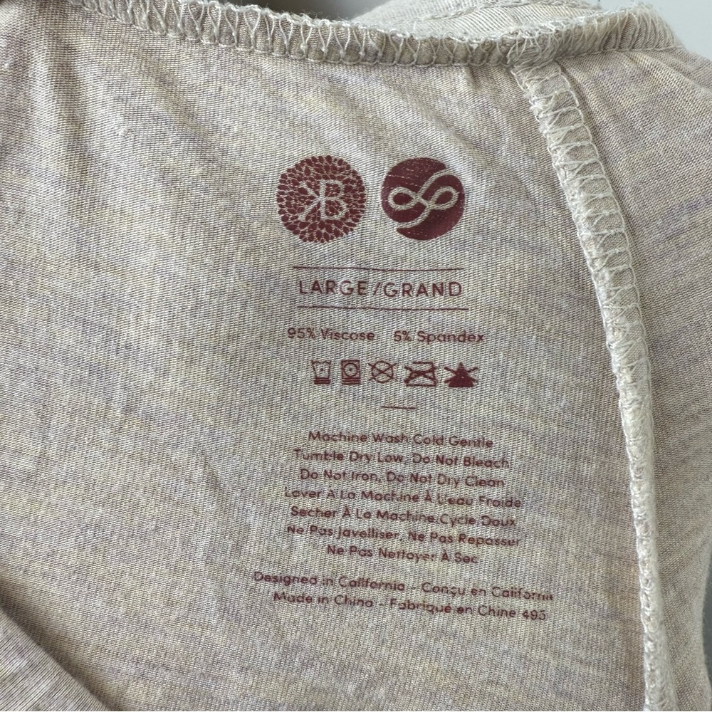 Kindred Bravely-large- Cream Beige High Waist Everyday Lounge Joggers-maternity - Picture 6 of 7